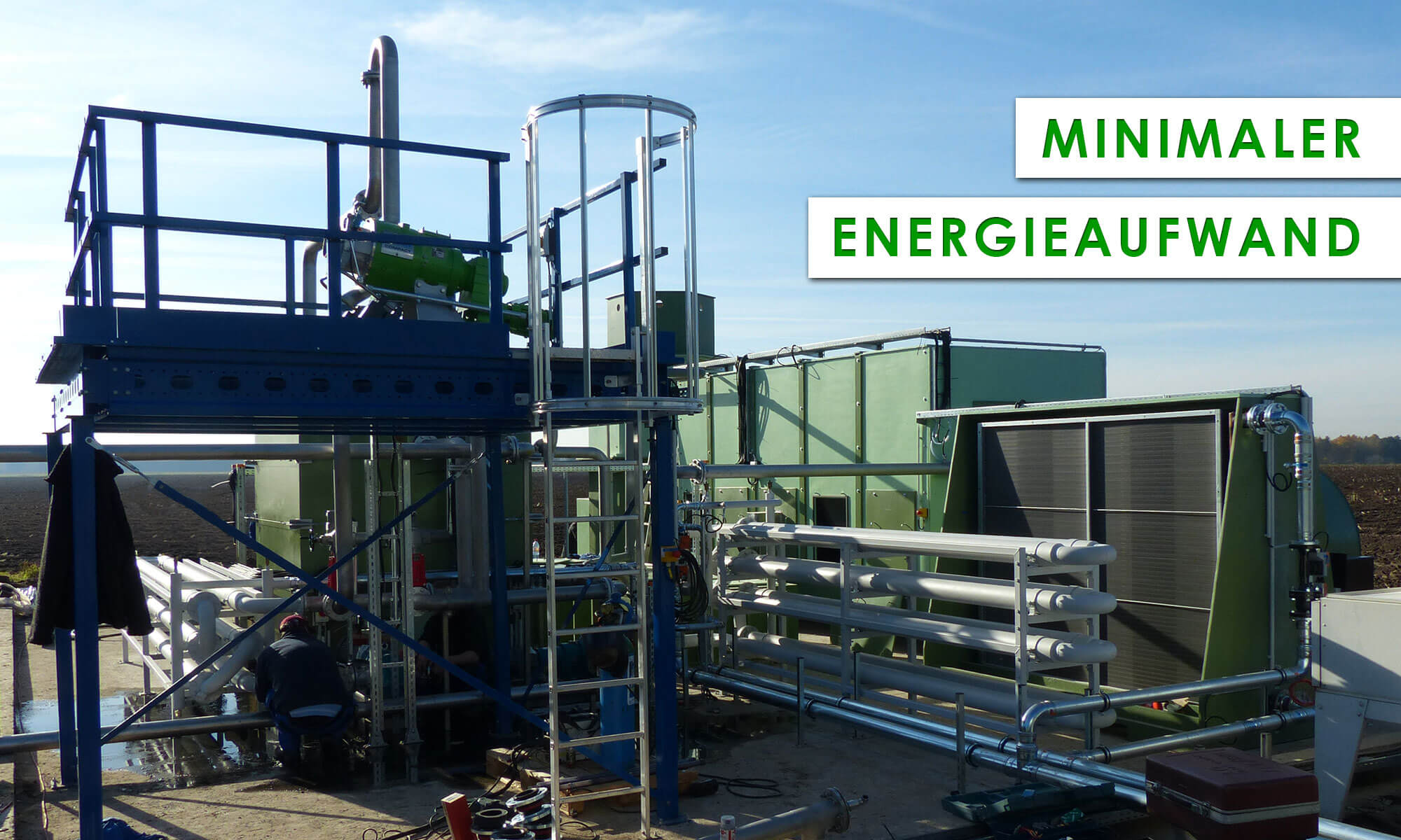 Mineralit EVA-Trockner arbeiten mit minimalstem Energieaufwand